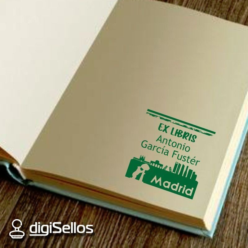 Sello libro madrid