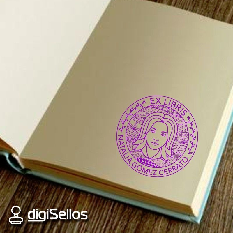 Sello libro virgo