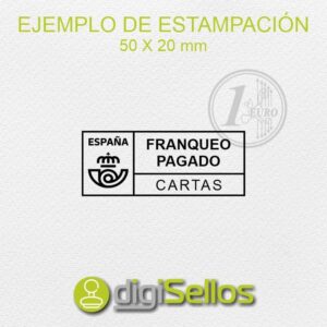 Segell automàtic de franqueig pagat per a cartes